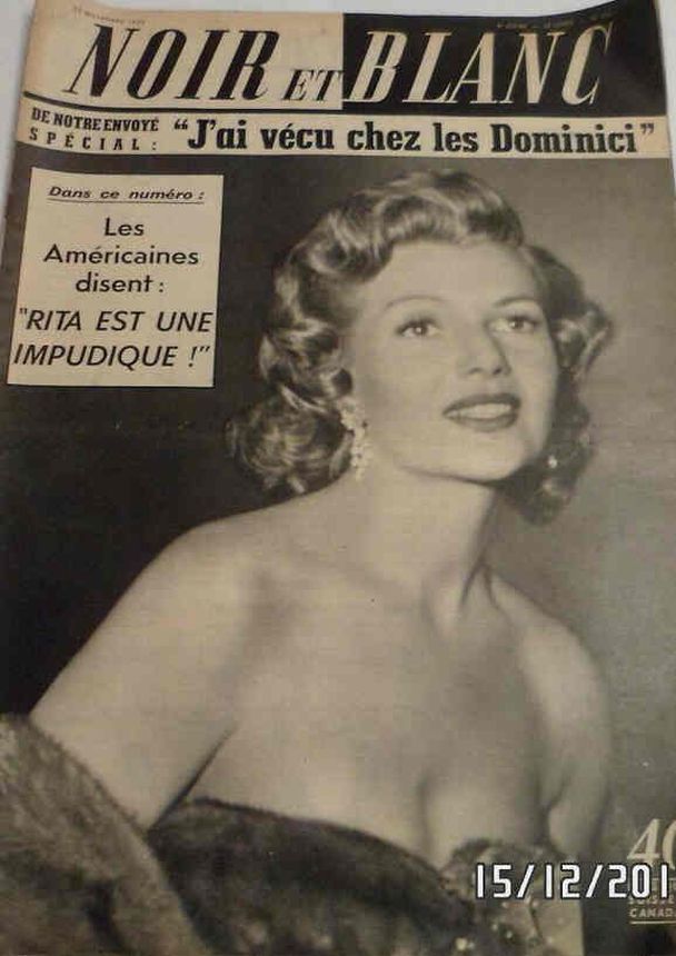 NOIR ET BLANC magazine side cover Issue 456 23 November 1953
