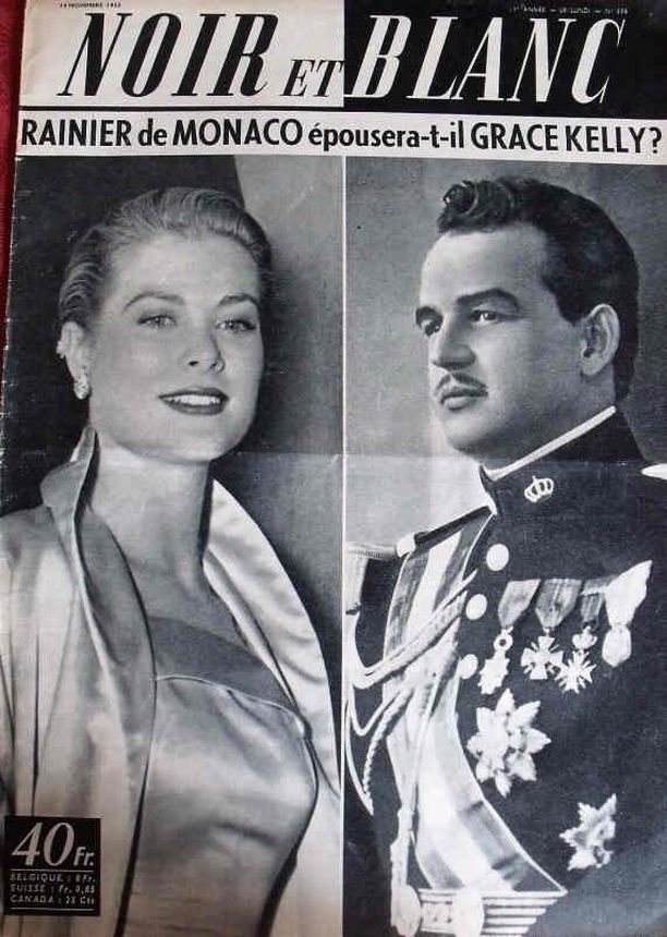 NOIR ET BLANC magazine side cover Issue 558 14 November 1955