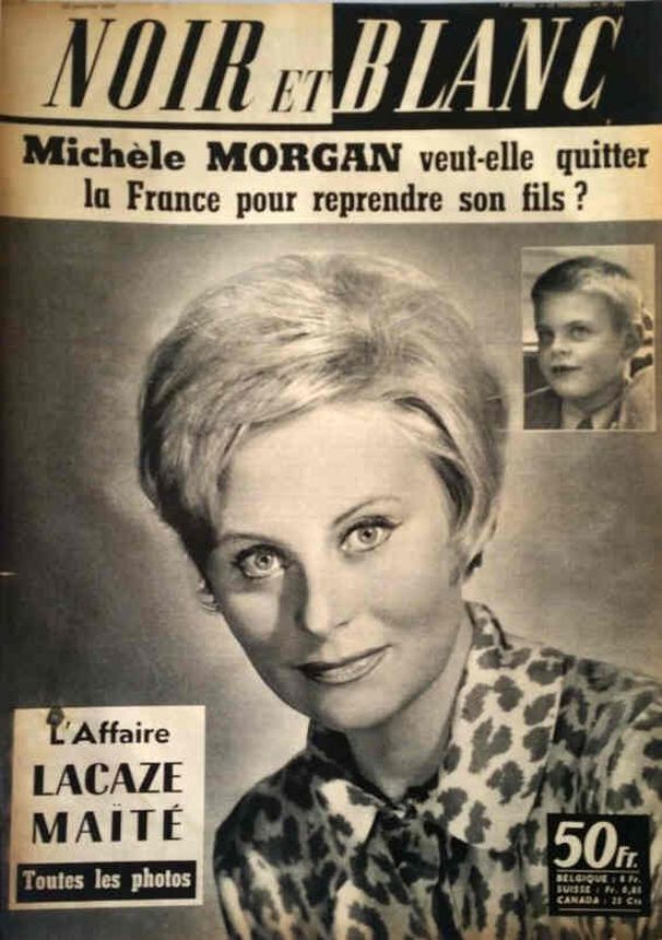 NOIR ET BLANC magazine side cover Issue 726 30 January 1959