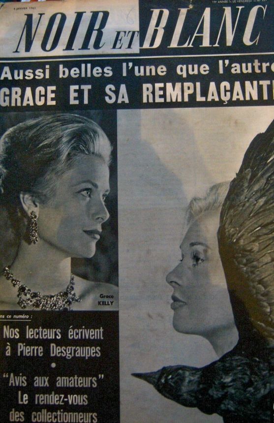 NOIR ET BLANC magazine side cover Issue 931 4 January 1963