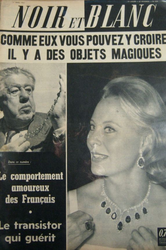 NOIR ET BLANC magazine side cover Issue 939 1 March 1963