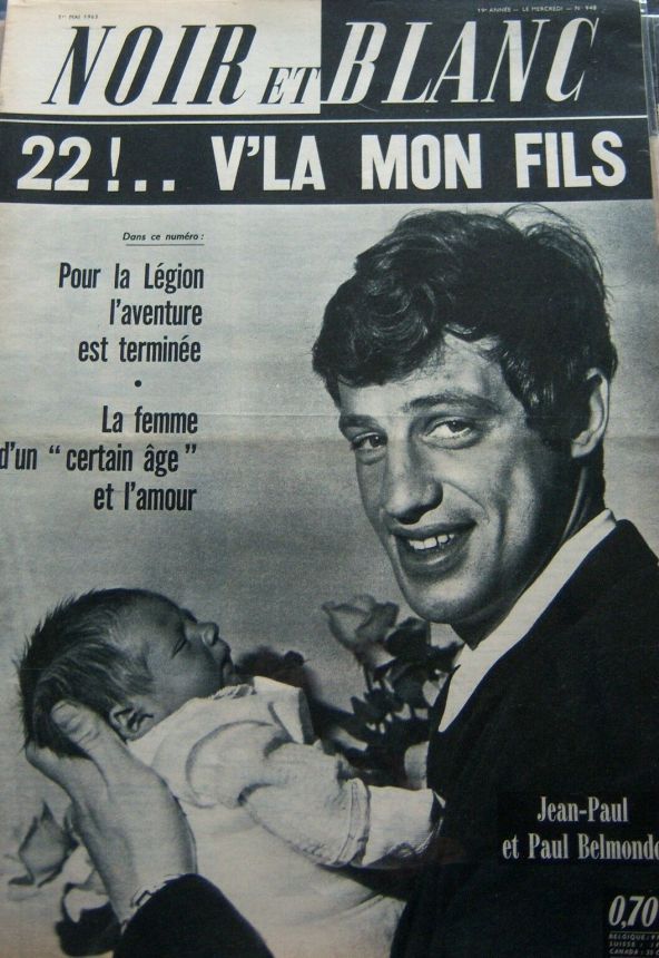 NOIR ET BLANC magazine side cover Issue 948 1 May 1963