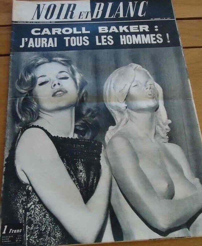 NOIR ET BLANC magazine side cover Issue 1027  4 November 1964