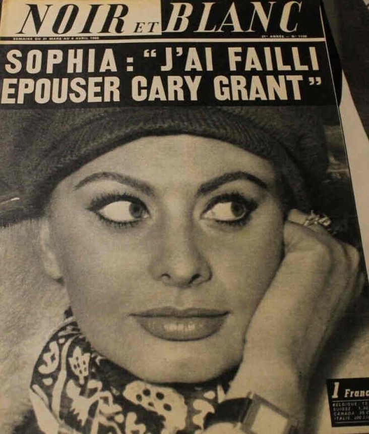 NOIR ET BLANC magazine side cover Issue 1100 31 March 1966
