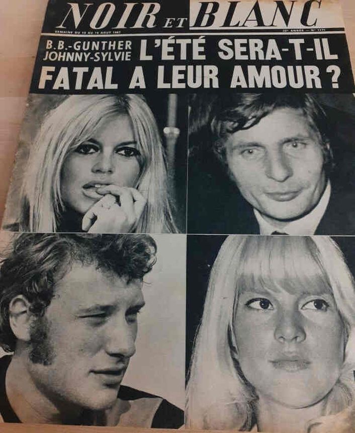 NOIR ET BLANC magazine side cover Issue 1171 10 August 1967