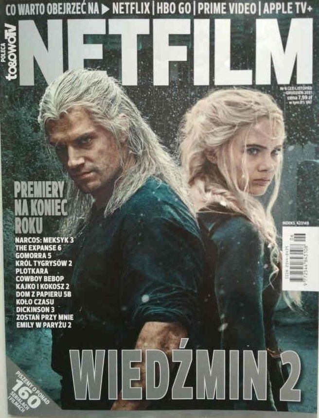 NETFILM magazine side cover Issue 23  November/December 2021