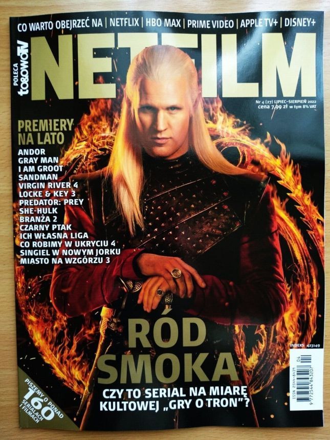 NETFILM magazine side cover Issue 27  July/August 2022