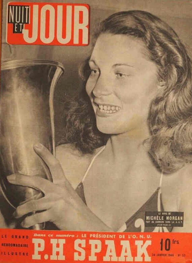 NUIT ET JOUR magazine side cover Issue 57 24 January 1946