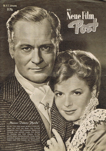 NEUE FILM POST magazine side cover Issue 4  1953