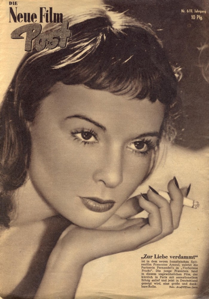 NEUE FILM POST magazine side cover Issue 6  1954
