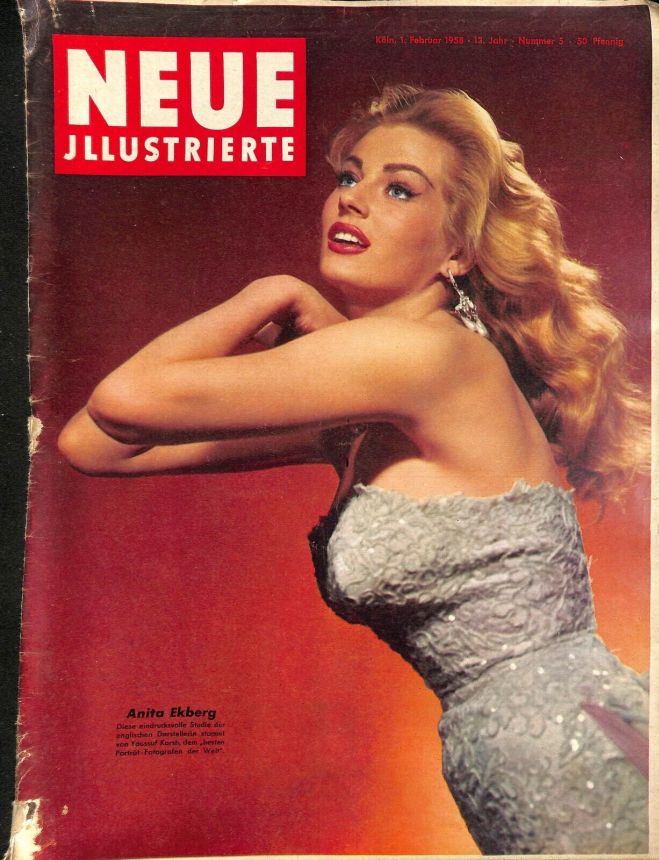 NEUE ILLUSTRIERTE magazine side cover Issue 5 1 February 1958