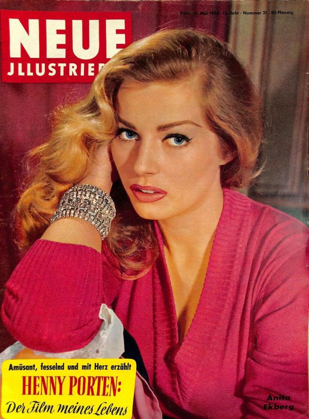 NEUE ILLUSTRIERTE magazine side cover Issue 21 14 May 1958