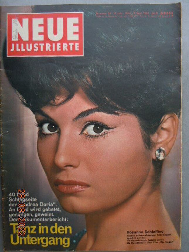 NEUE ILLUSTRIERTE magazine side cover Issue 35 2 September 1962