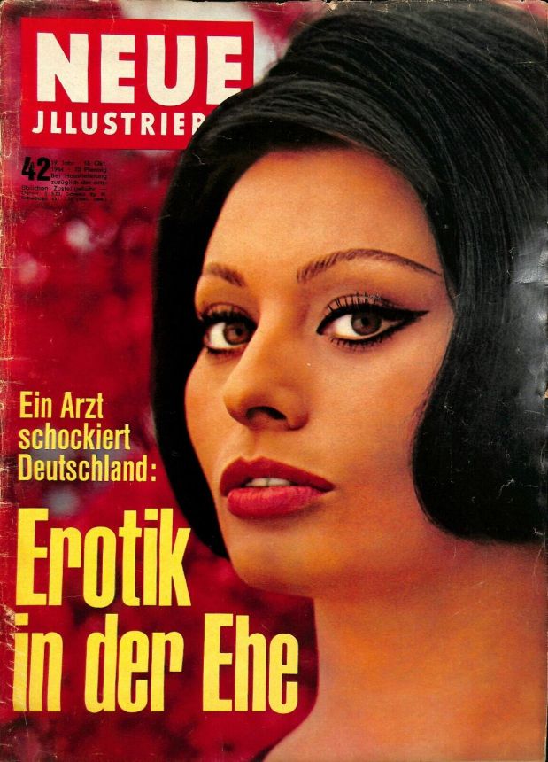 NEUE ILLUSTRIERTE magazine side cover Issue 42 18 October 1964