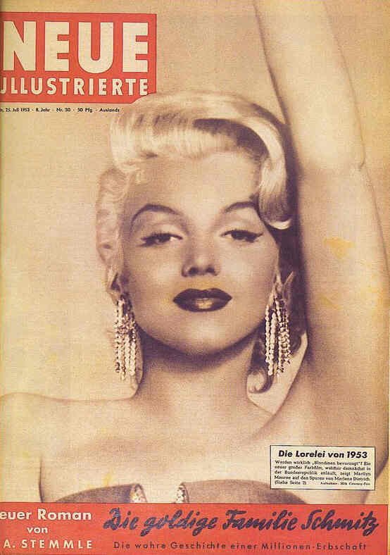 NEUE ILLUSTRIERTE magazine side cover Issue 30 25 July 1953