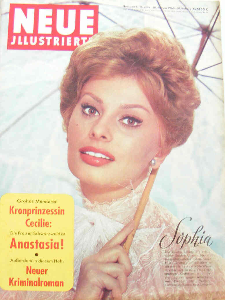 NEUE ILLUSTRIERTE magazine side cover Issue 5 30 January 1960