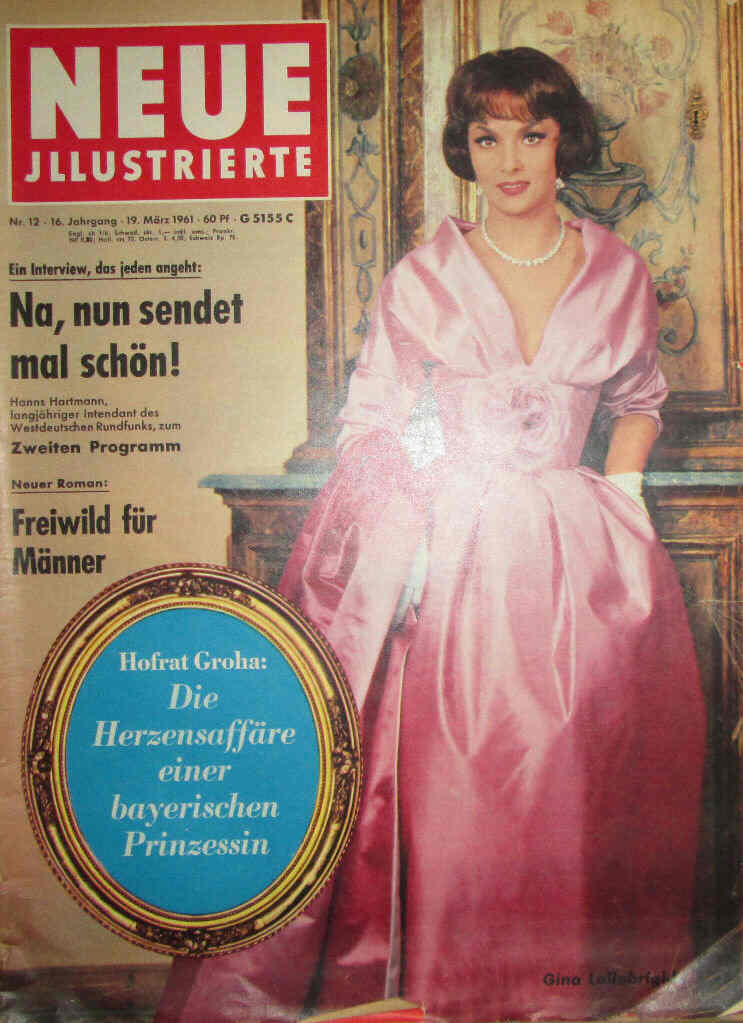 NEUE ILLUSTRIERTE magazine side cover Issue 12 19 March 1961