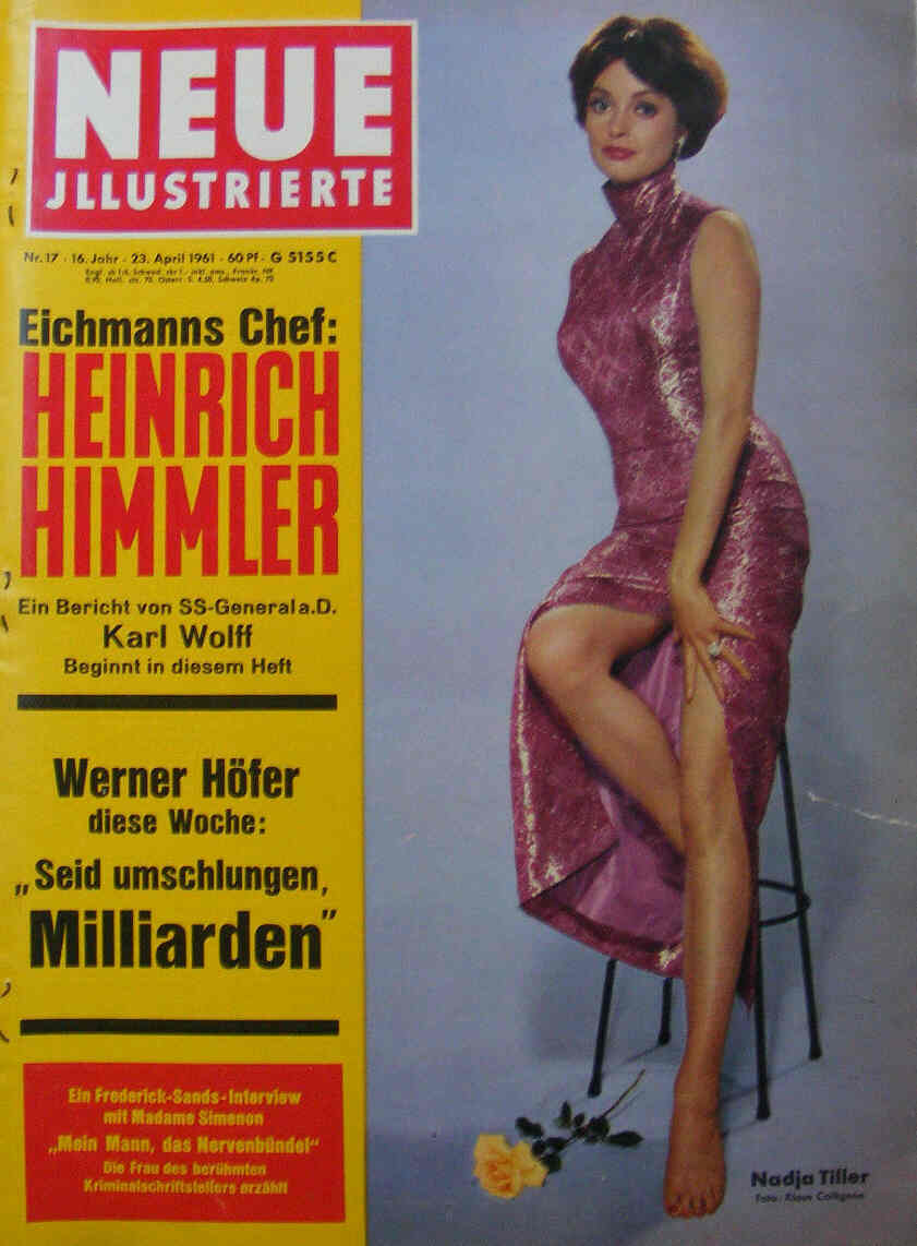 NEUE ILLUSTRIERTE magazine side cover Issue 17 23 April 1961