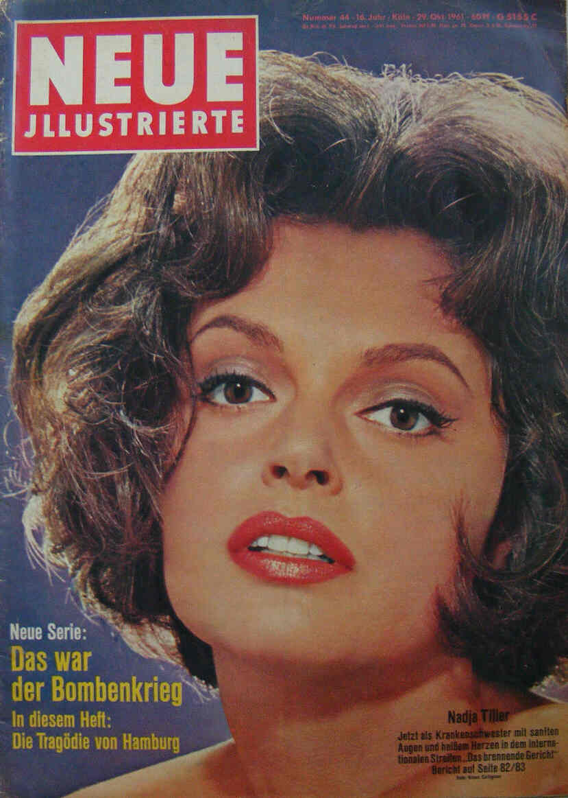 NEUE ILLUSTRIERTE magazine side cover Issue 44 29 October 1961