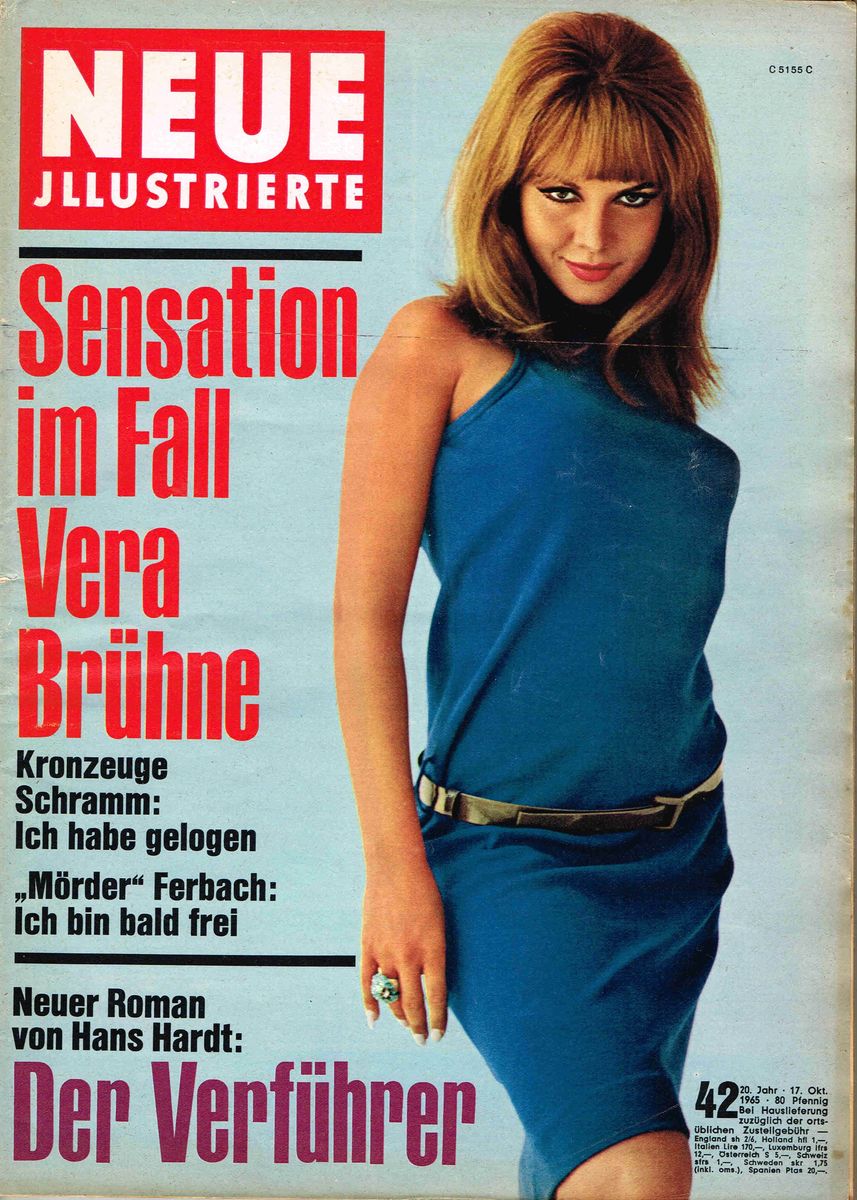 NEUE ILLUSTRIERTE magazine side cover Issue 42 17 October 1965