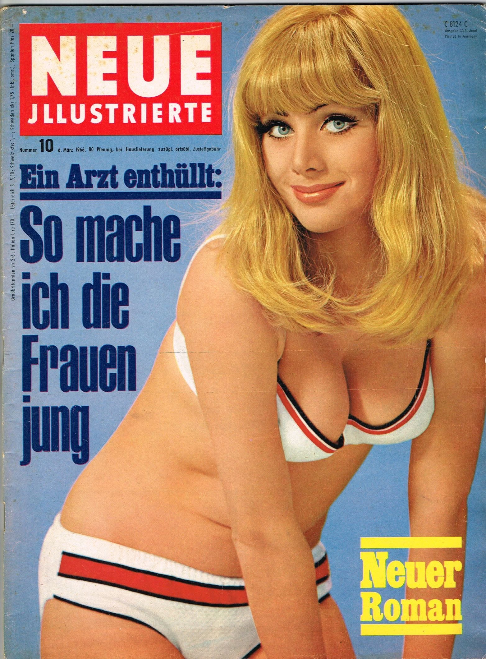NEUE ILLUSTRIERTE magazine side cover Issue 10 March 1966