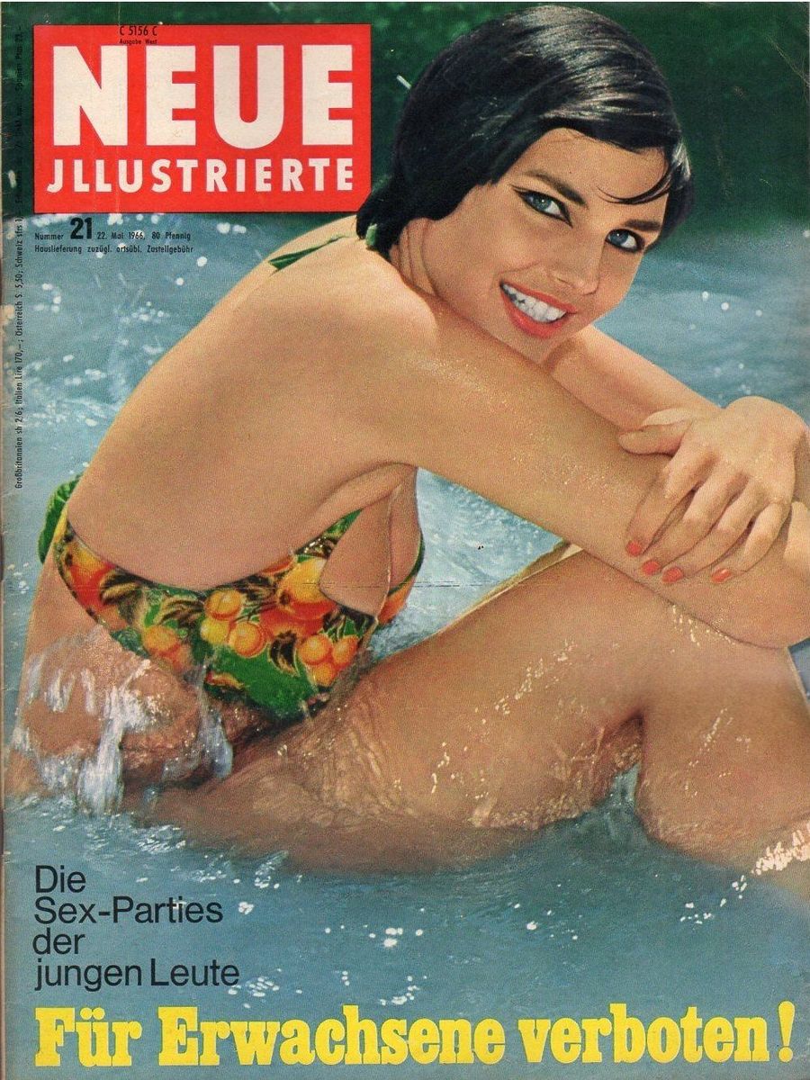 NEUE ILLUSTRIERTE magazine side cover Issue 21 May 1966