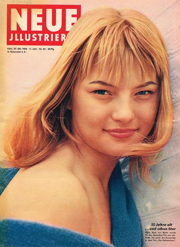 NEUE ILLUSTRIERTE magazine side cover Issue 43 27 October 1956