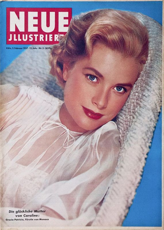 NEUE ILLUSTRIERTE magazine side cover Issue 5 3 February 1957