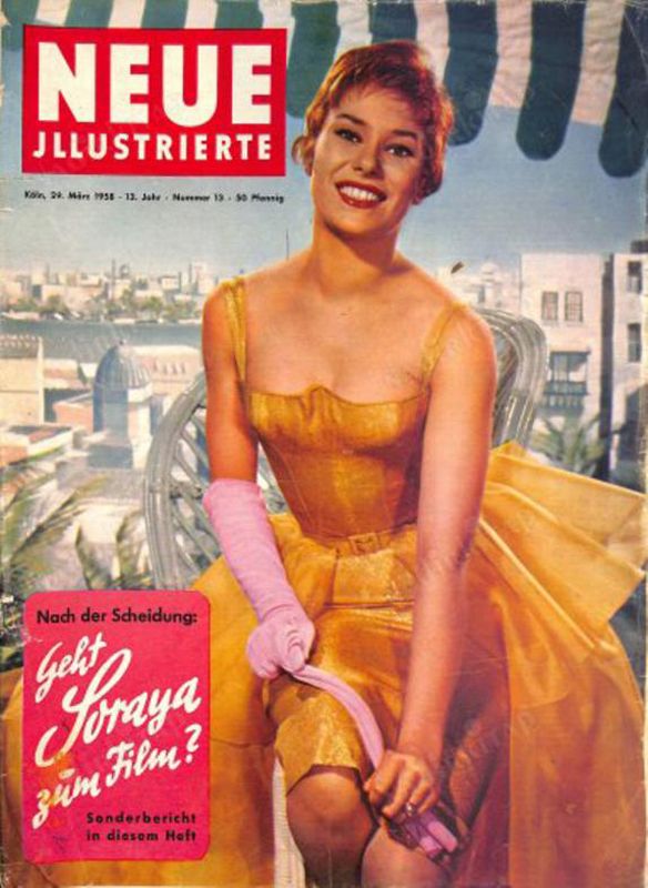 NEUE ILLUSTRIERTE magazine side cover Issue 13 29 March 1958