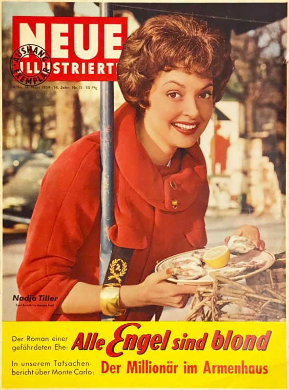 NEUE ILLUSTRIERTE magazine side cover Issue 11 14 March 1959