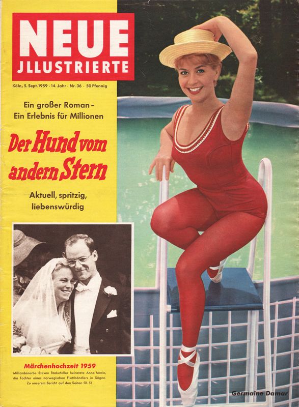 NEUE ILLUSTRIERTE magazine side cover Issue 36 5 September 1959