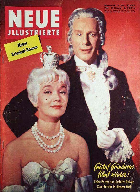 NEUE ILLUSTRIERTE magazine side cover Issue 18 30 April 1960