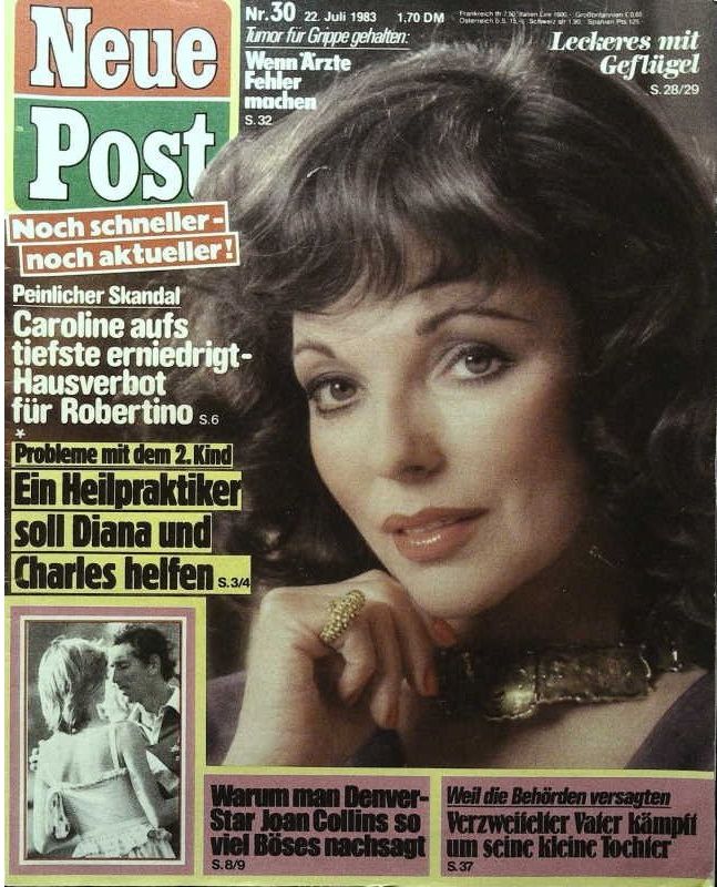 NEUE POST magazine side cover Issue 30 22 July 1983