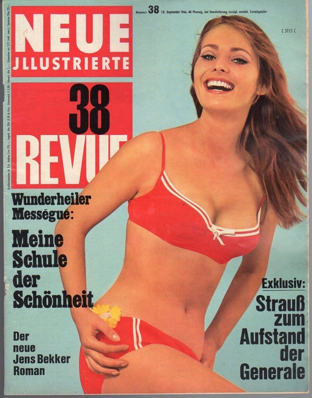 NEUE REVUE magazine side cover Issue 38 18 September 1966