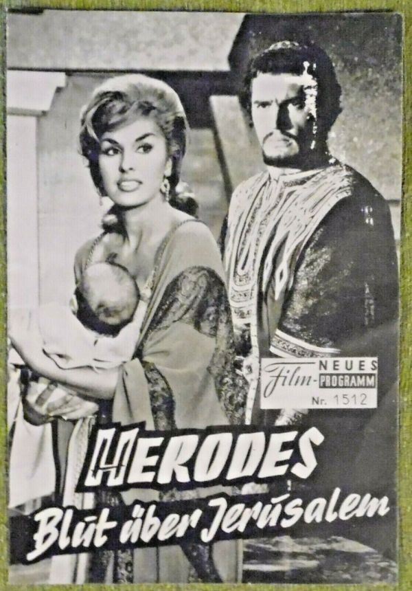 NEUES FILMPROGRAMM magazine side cover Issue 1512  September 1959