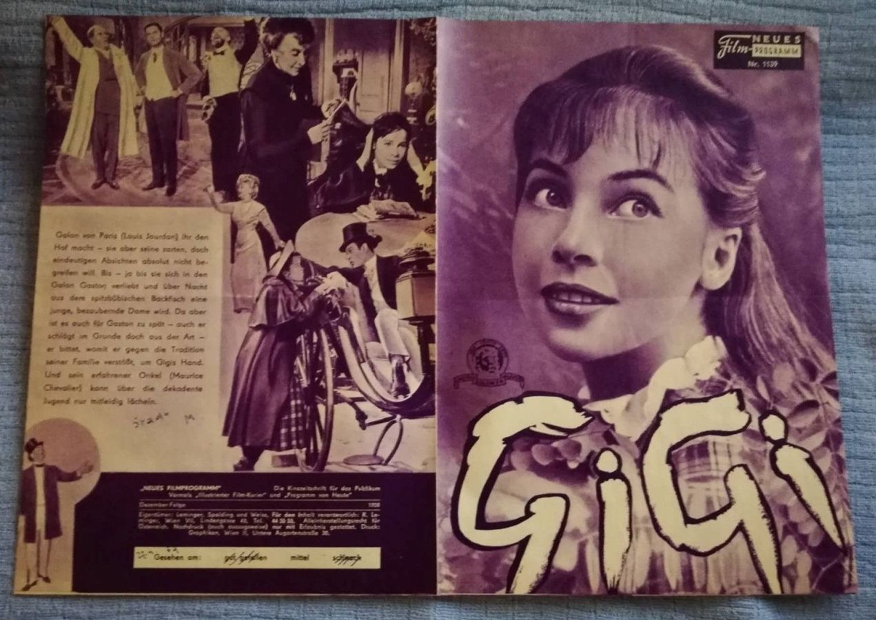 NEUES FILMPROGRAMM magazine side cover Issue 1139   1958