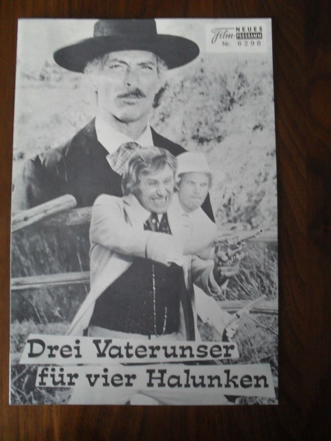NEUES FILMPROGRAMM magazine side cover Issue 6298   1972