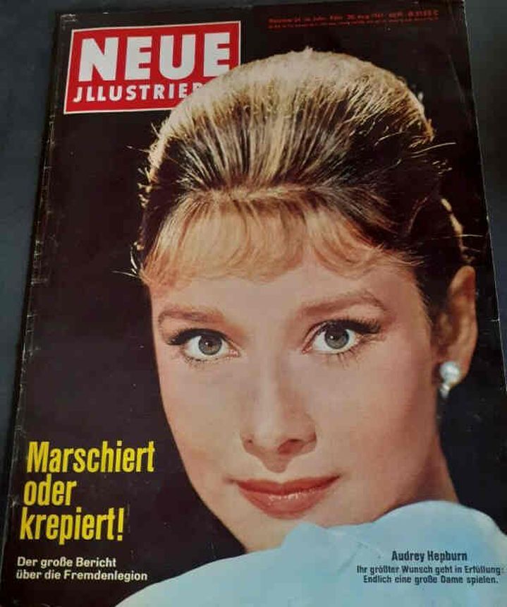 NEUE ILLUSTRIERTE magazine side cover Issue 34 20 August 1961