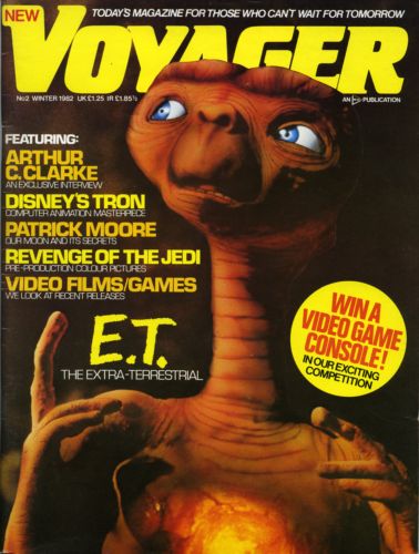 SPACE VOYAGER magazine side cover Issue 2 Winter/December 1982