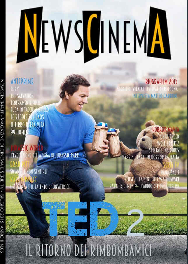 NEWS CINEMA magazine side cover June 2015