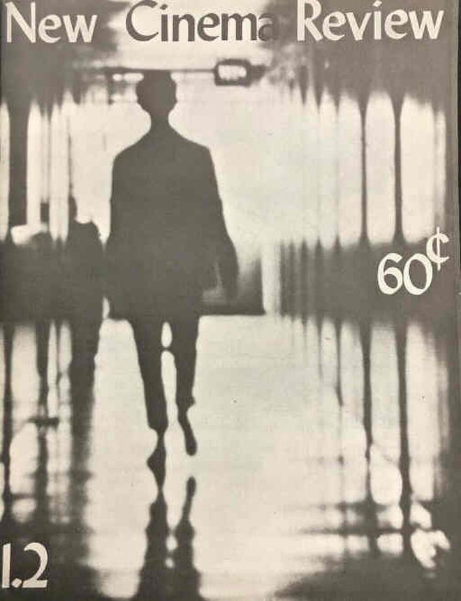 NEW CINEMA REVIEW magazine side cover Issue 2  October 1969