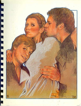 A NEW HOPE magazine side cover Issue 1 April 1986