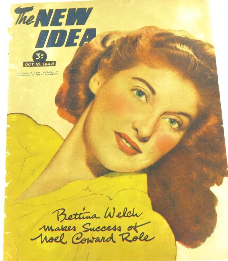 NEW IDEA magazine side cover 16 October 1946