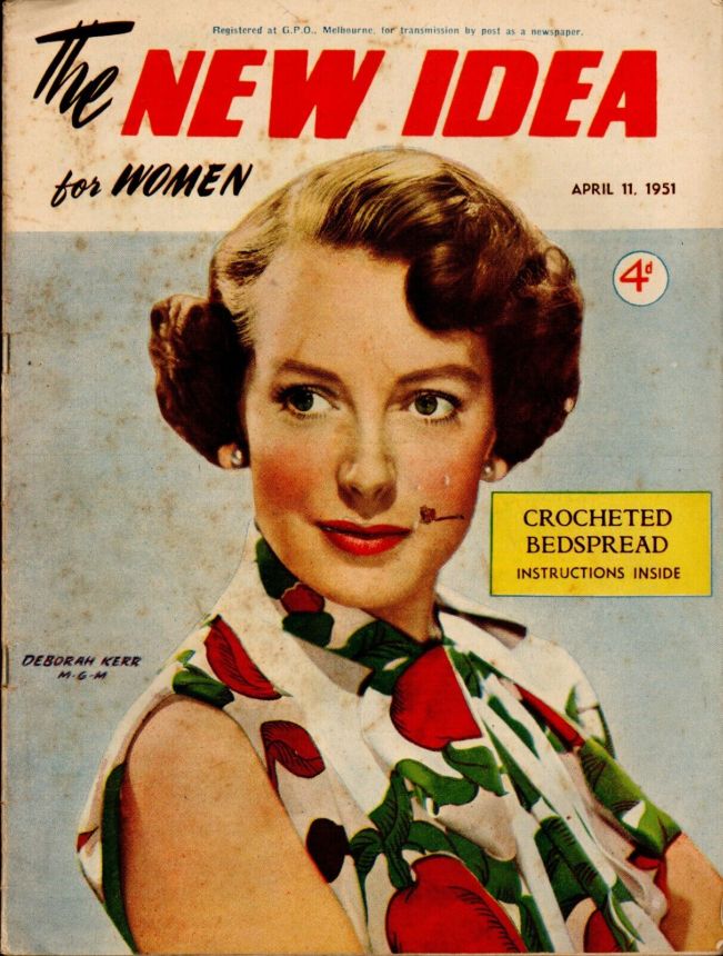 NEW IDEA magazine side cover 11 April 1951