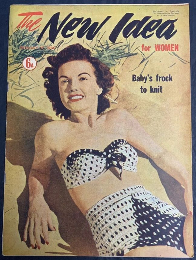 NEW IDEA magazine side cover 17 February 1954