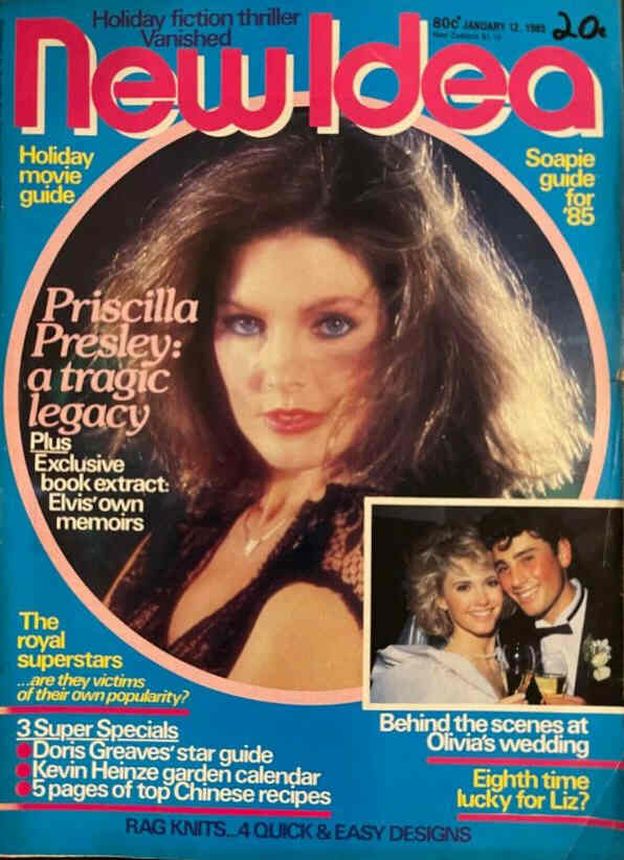 NEW IDEA magazine side cover 12 January 1985
