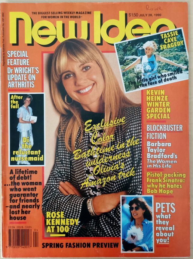 NEW IDEA magazine side cover 28 July 1990