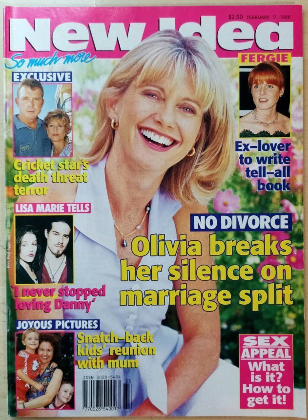 NEW IDEA magazine side cover 17 February 1996