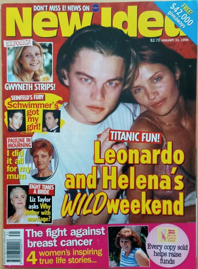 NEW IDEA magazine side cover 31 January 1998
