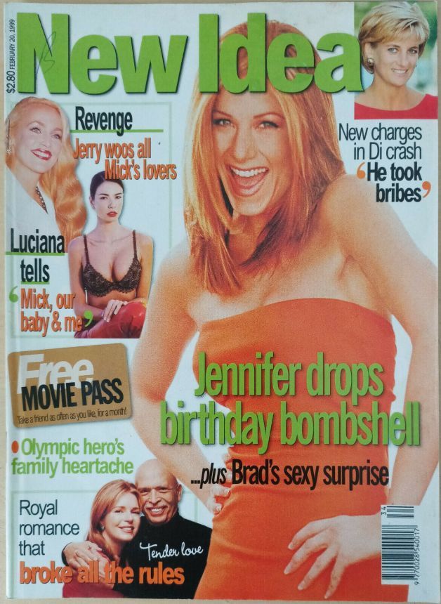 NEW IDEA magazine side cover 20 February 1999